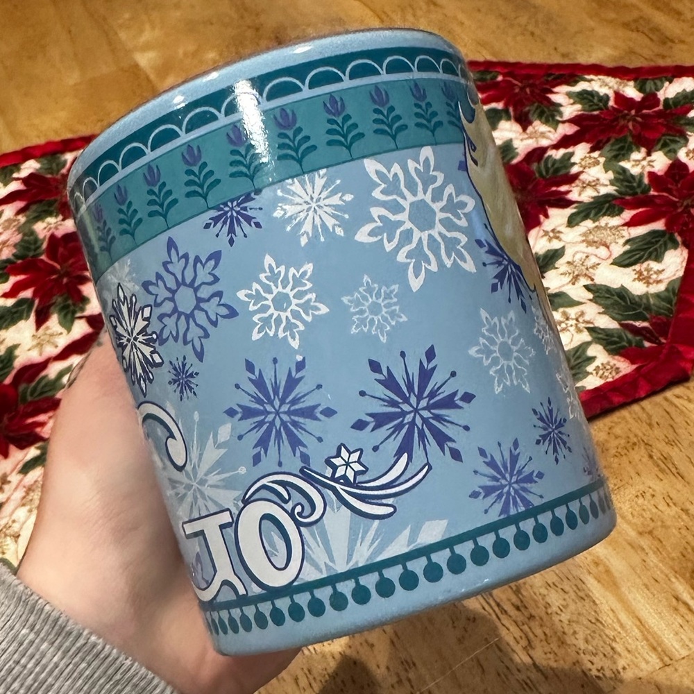 Frozen Elsa Disney Blue Mug 14 oz Ceramic Mug Dishwasher Safe Let It Go - Picture 3 of 9